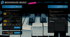 Desktop Screenshot of bosshousemusic.com