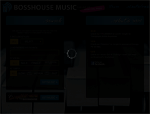 Tablet Screenshot of bosshousemusic.com